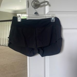 Women’s black lululemon shorts